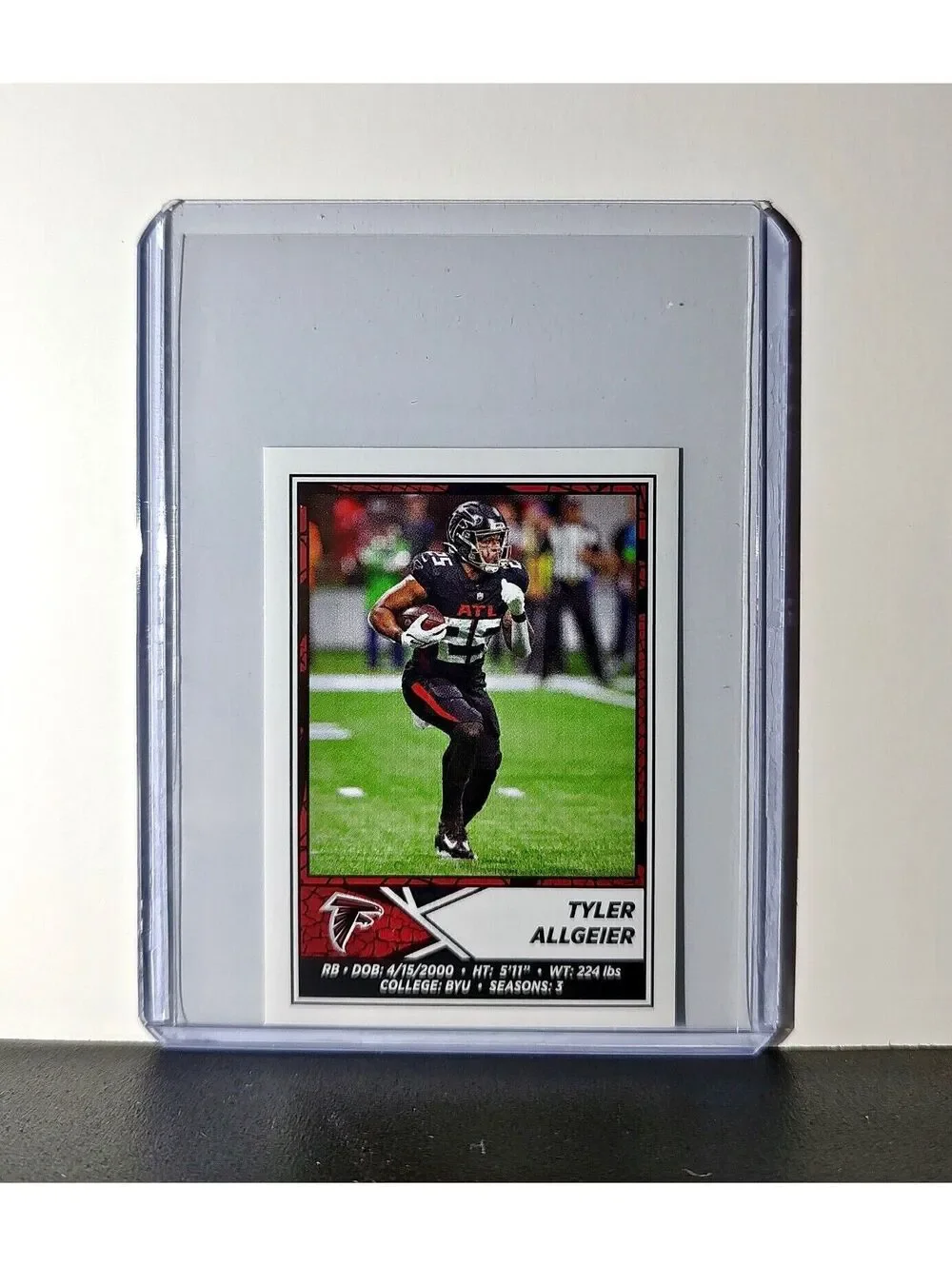 Tyler Allgeier 2024 Panini NFL Sticker #429 Atlanta Falcons